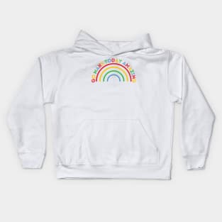 Go Make Today Amazing Rainbow Kids Hoodie